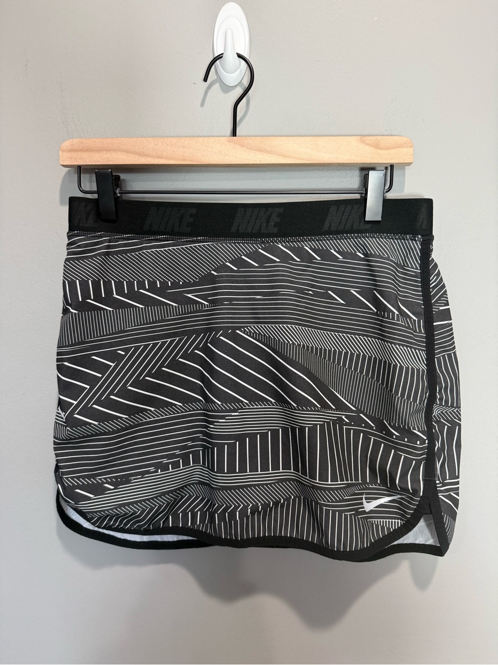 Nike Golf Dri-FIT Printed Skort Black White Geometric Size Small Athletic